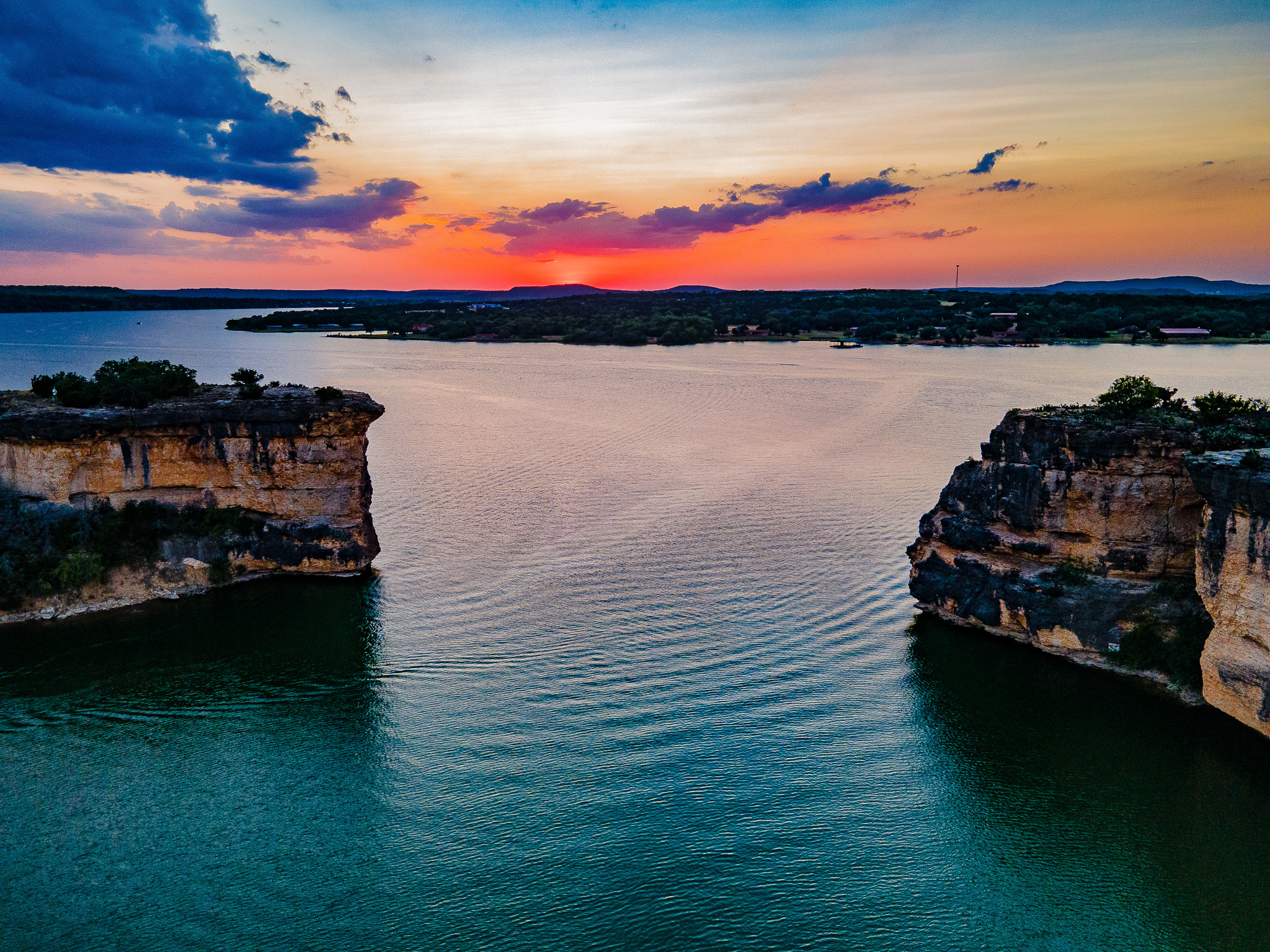 Hells Gate and Devil's Island inside Gaines Bend and Sportsman's World