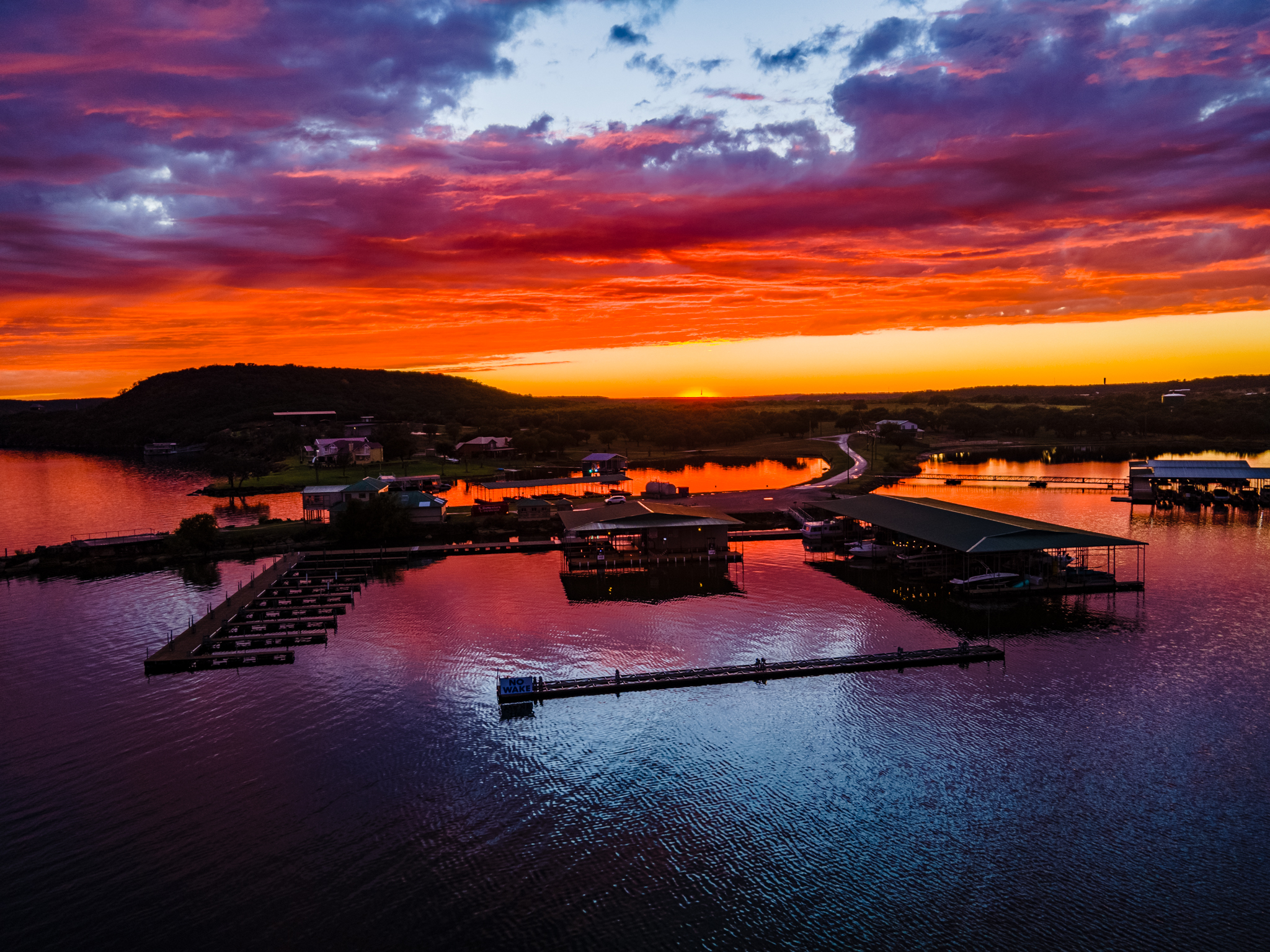 The Breakers Marina on the Westside of Possum Kingdom Lake