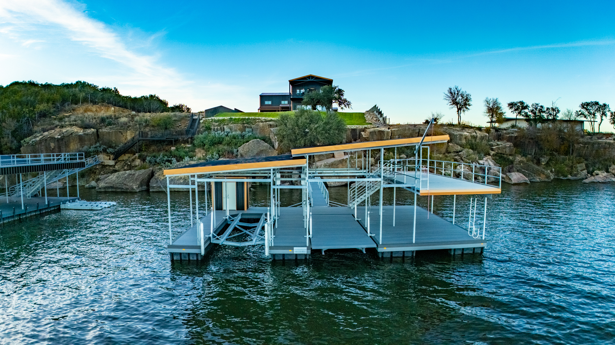 Dock on the Westside of Possum Kingdom Lake