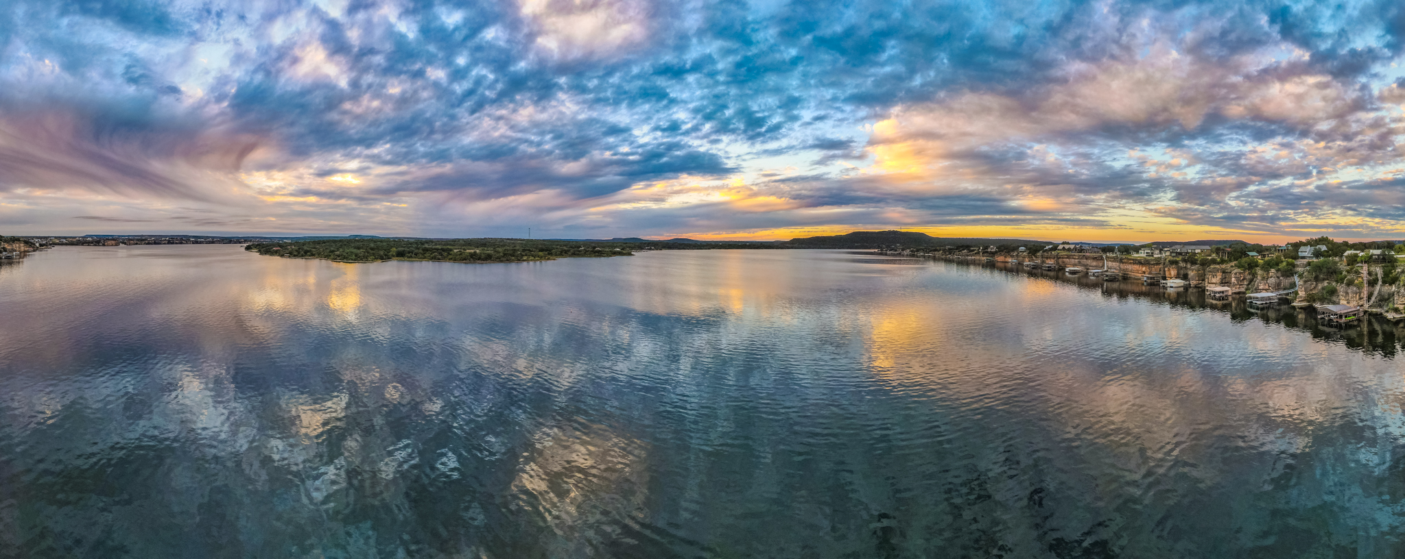 Lake View From Gaines Bend