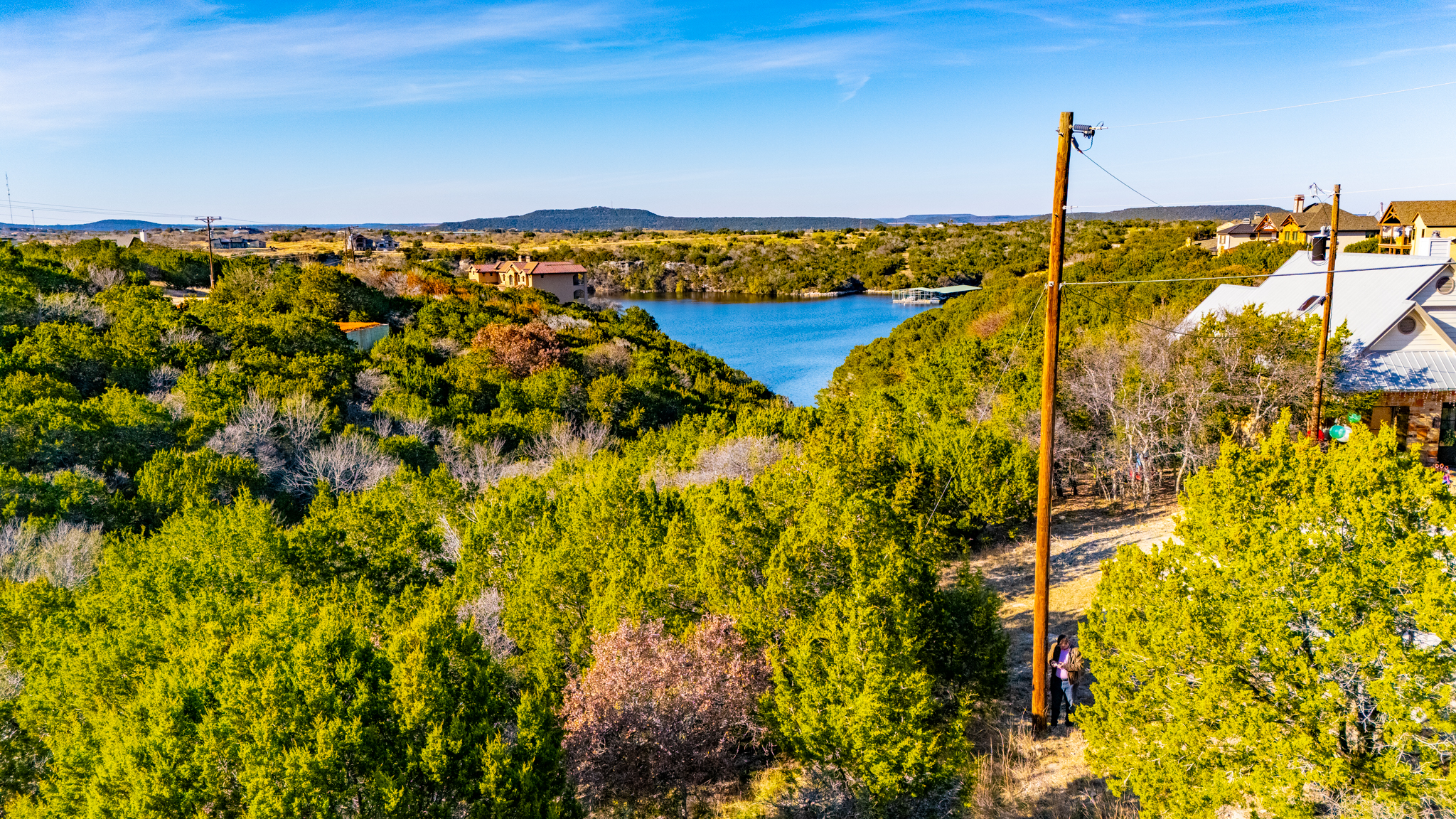 Lake view from lot 73 Preston Trail