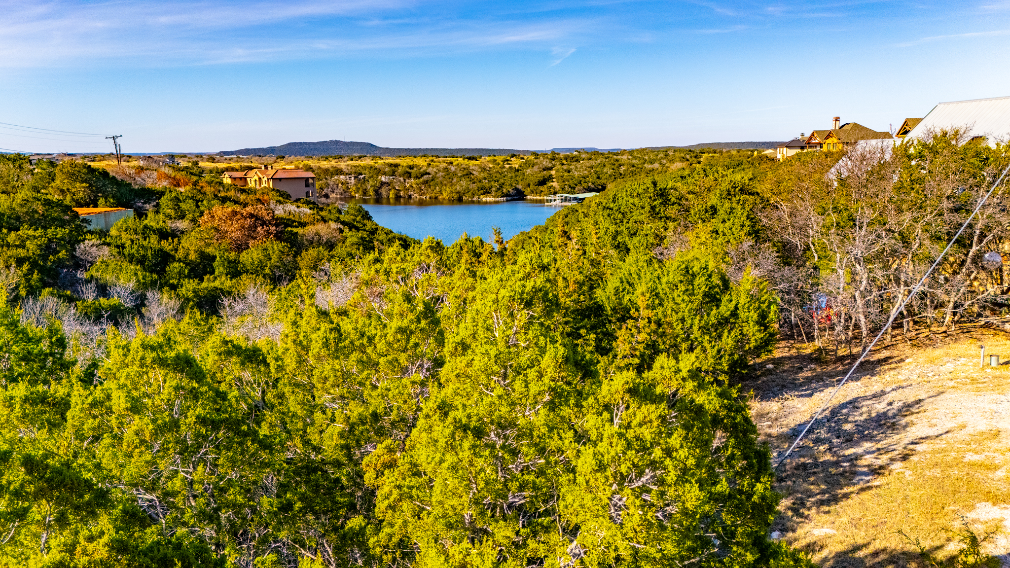 Possum Kingdom Lake view from lot 73 Preston Trail